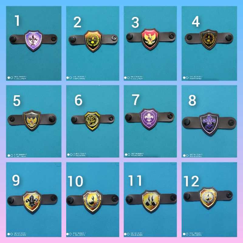 

Ring/kolong kacu pramuka trendi tameng kaleb tebal resin viber