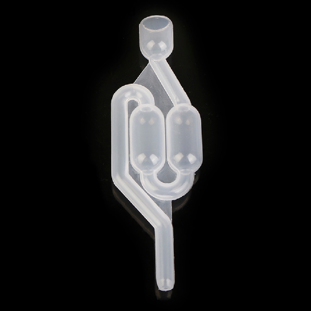 (LIKE) 5pcs Segel Airlock Plastik Satu Arah Untuk Fermentasi Wine Homebrew