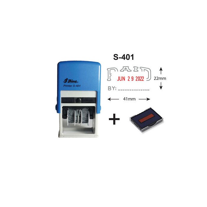 

Adn Stempel Otomatis LUNAS , PAID , RECEIVED Shiny S-401D , S-401 , S-402