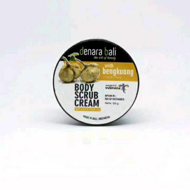 Jual BODY SCRUB CREAM BENGKUANG DENARA BALI ( LULUR CREAM ) 100 gr