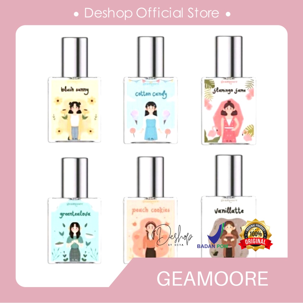 [BPOM]  GEAMOORE ADDICTED SERIES Parfum Botol Spray 15ml