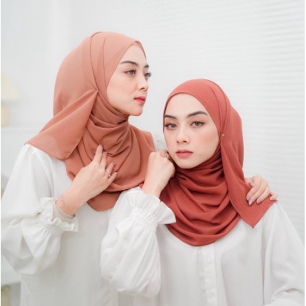 HIJAB / KERUDUNG PASHMINA CERUTY BABYDOLL