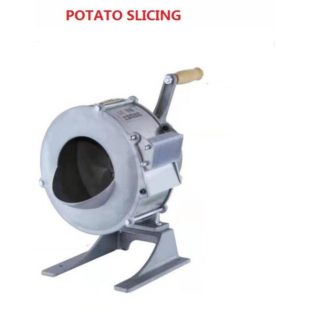 MAXPUMP MESIN QPJ-220M (Manual) Mesin Pemotong Kentang MESIN PENGIRIS SAYURAN MANUAL 220MM POTATO SLICING