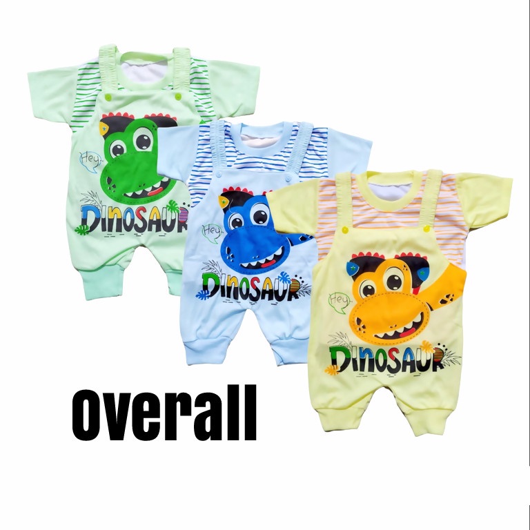 Jumper Bayi 3-18 Bulan, Overall Anak, Baju Kodok, Romper Lengan Pendek