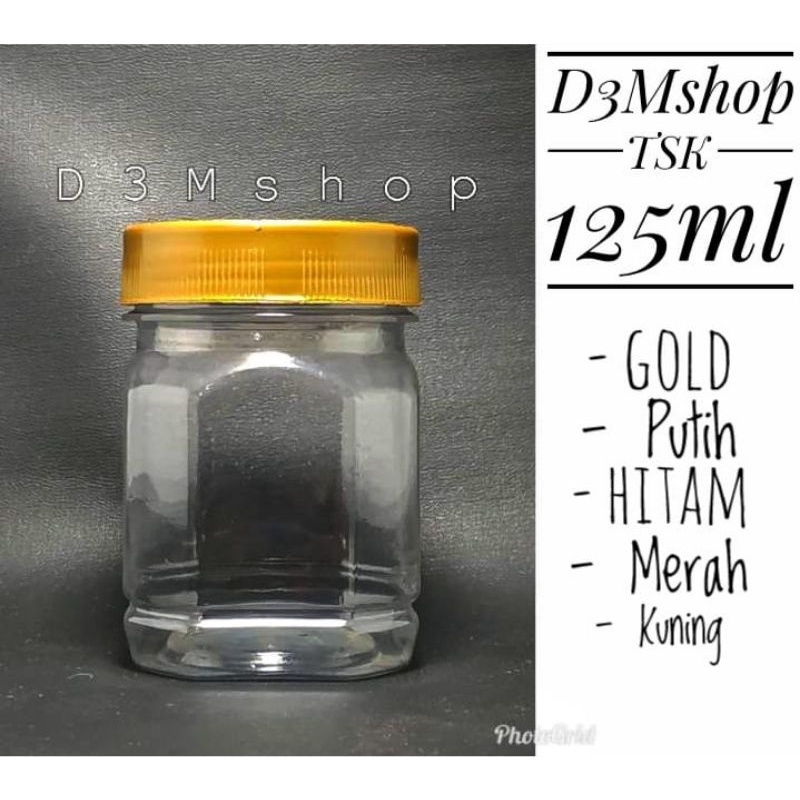 Toples / Jar Hexagon 125ml