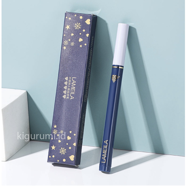 LAMEILA Eyeliner Mata Blue Gold Waterproof Long Lasting LA131 840