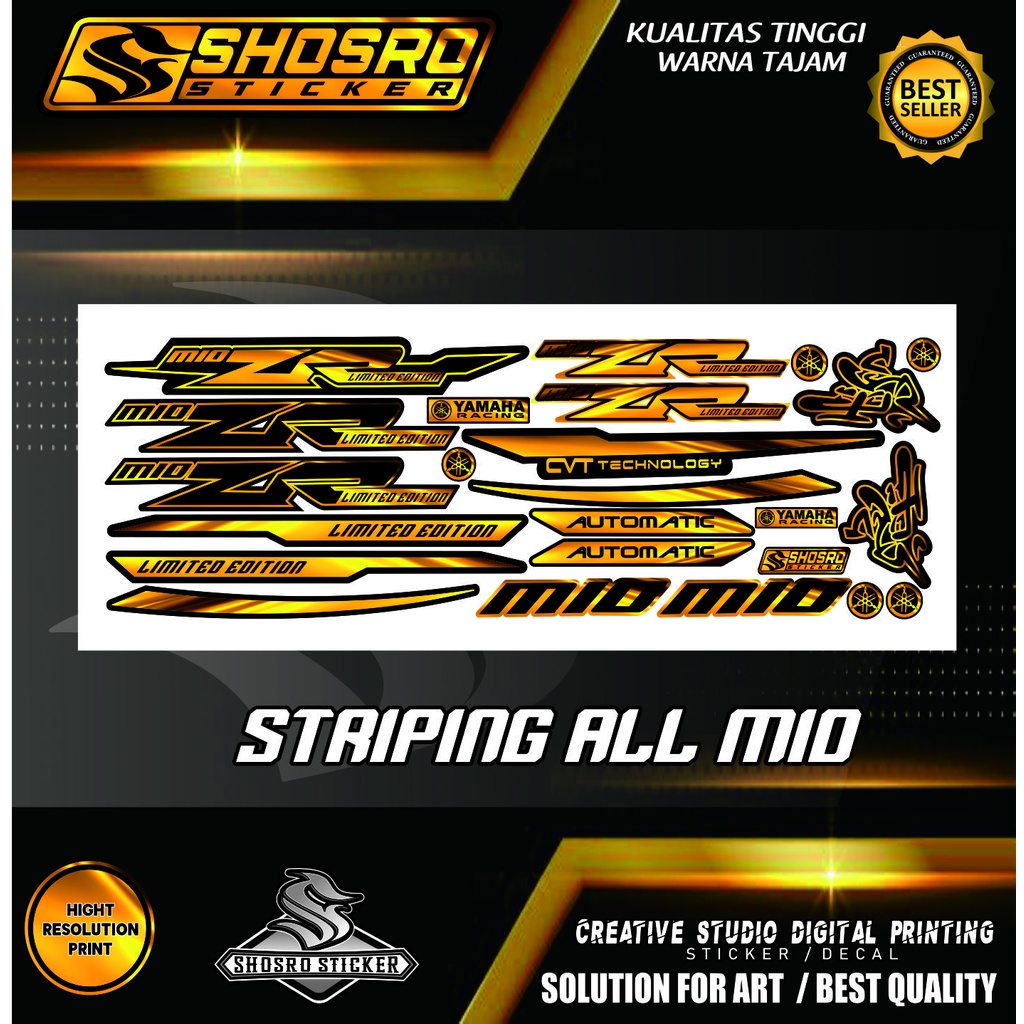 STIKER striping variasi stiker motif mio gold mio zr thailook stiker mio gold striping STRIPING LIS