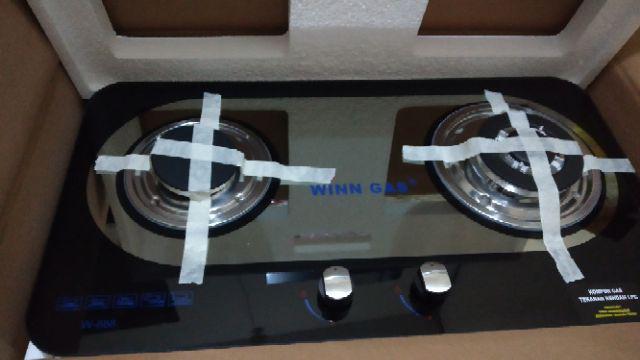 (khusus Gojek) Kompor Gas Glass/kaca Mewah Winn 2 Tungku - W888 W-888