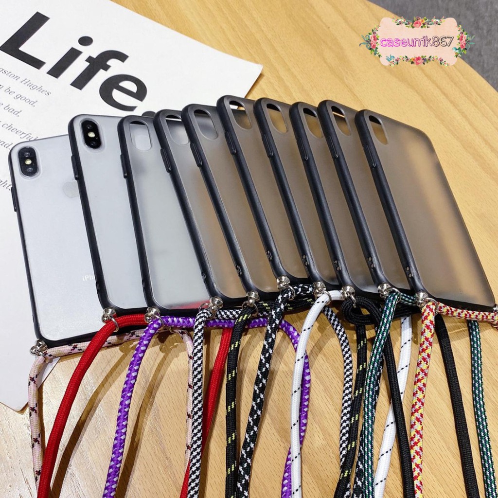 softcase slingcase lanyard fuze samsung a01 a2 core a70 a70s a31 a51 a71 note 4 8 10 pro CS2078