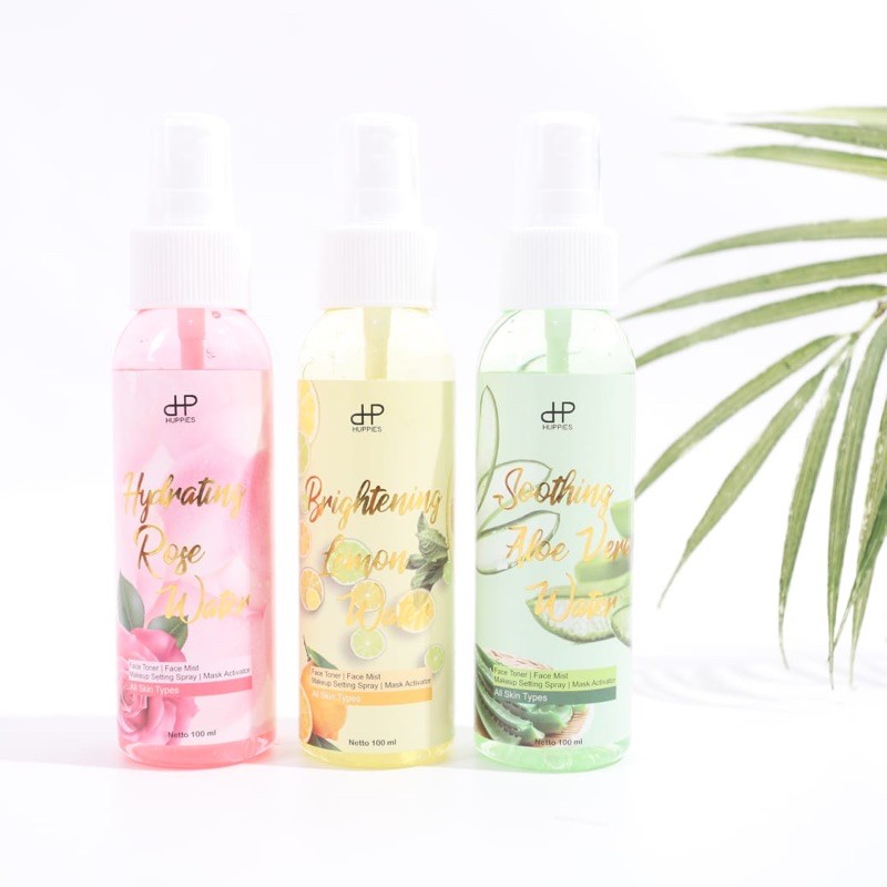 [AGEN RESMI] BPOM HUPPIES BEAUTY WATER / FACE MIST HUPPIES / ROSE WATER / LEMON WATER / ALOE WATER