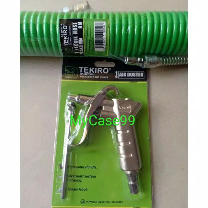 (1Set)Selang Kompresor 9 meter &Duster Gun DG1-3 Semprotan Angin Tekiro
