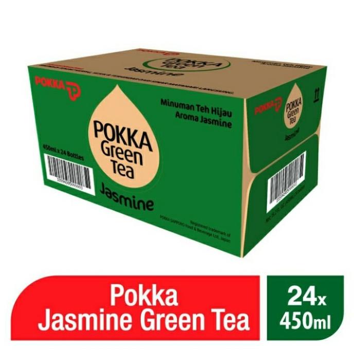 

[ COD ] Pokka Grean Tea Jasmine 450ml x 24 ( 1 dus ) TERBATAS Kode 33