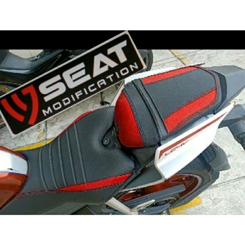 Sarung Kulit Jok R15 V2 V3, R15M Modifikasi Depan Belakang Motif Simple