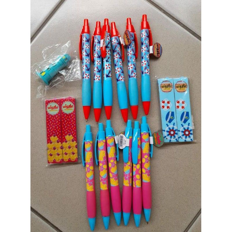 

READY STOCK ALAT TULIS PENSIL MEKANIK WIGGLE SET