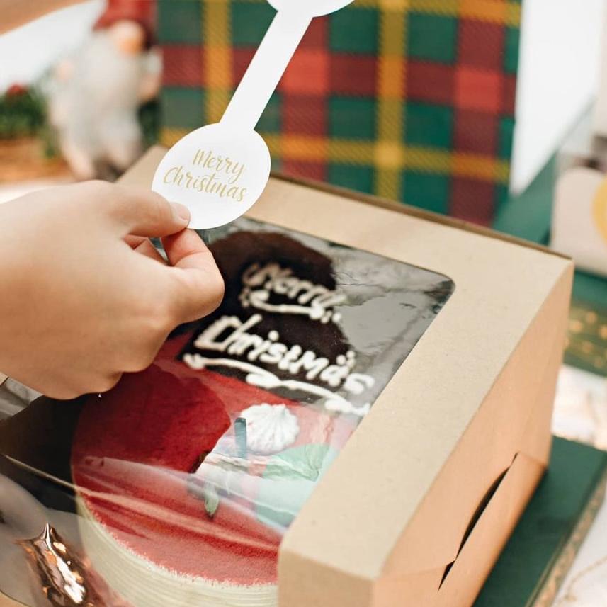 ➷ [Digipack] Madeline Brown Window Cake Box 20 x 20 x 12 ♛