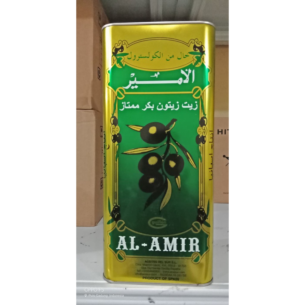 

Promo Terbaru! Extra Virgin Oil Zaitun 4 lt (liter) - Minyak Zaitun al-Amir - SpanyolPromo