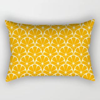 Modern pola  geometris emas kuning tanaman 30x50 sarung  