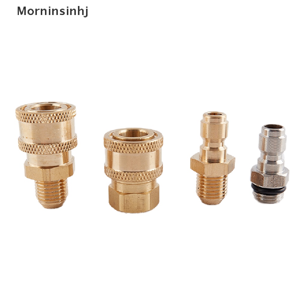 Mornin Coupler Selang Air Tekanan Tinggi Bahan Tembaga 1 / 4 &quot;