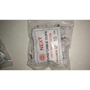 klem kabel 10mm + paku beton /clem kable