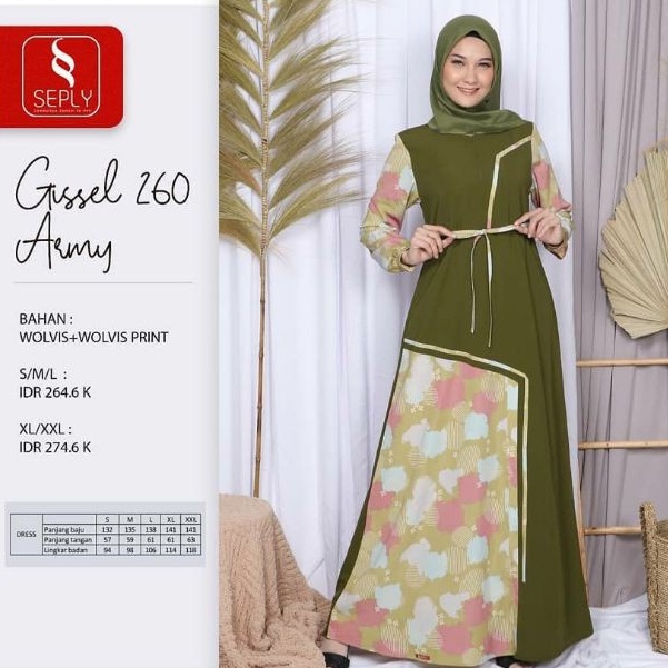 Gamis Muslim by Seply Gissel 260 Terbaru