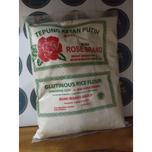 

tepung ketan putih rose brand 500 gr