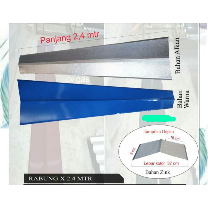 Rabung Genteng Tebal 0.25