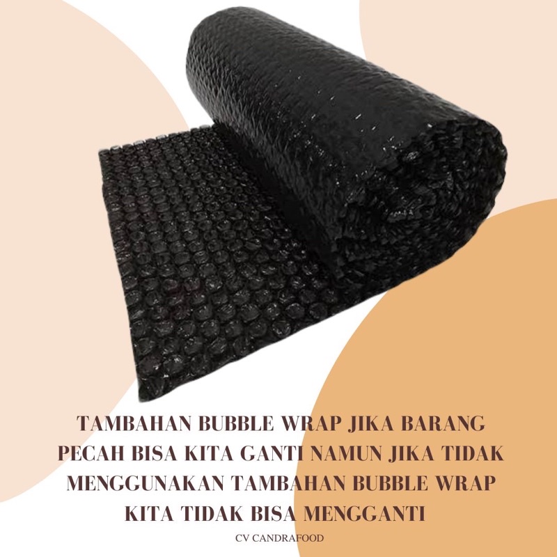 BUBBLE WRAP DAN TAPE TAMBAHAN