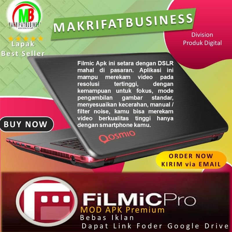 FILMIC PRO MOD APK PREMIUM Aplikasi Android Videografer dengan fungsi untuk Merekam sebuah Objek, yang akan dijadikan Video By RIRI BUSINESS