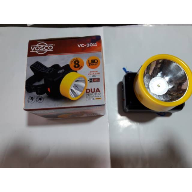 Senter kepala vosco 1 watt