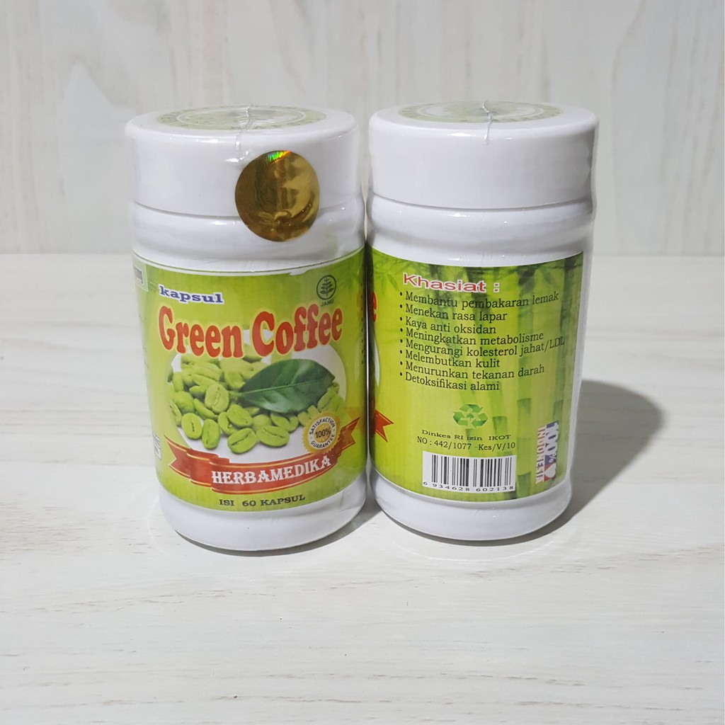 

KAPSUL GREEN COFFEE ISI 60 KAPSUL HERBAMEDIKA