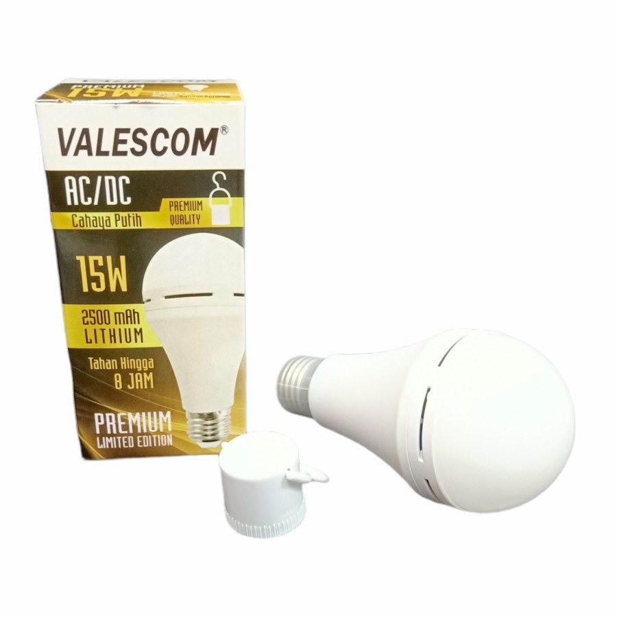 Lampu LED Emergency Valescom Premium 15 Watt /LAMPU VALESCOM 15W AC/DC