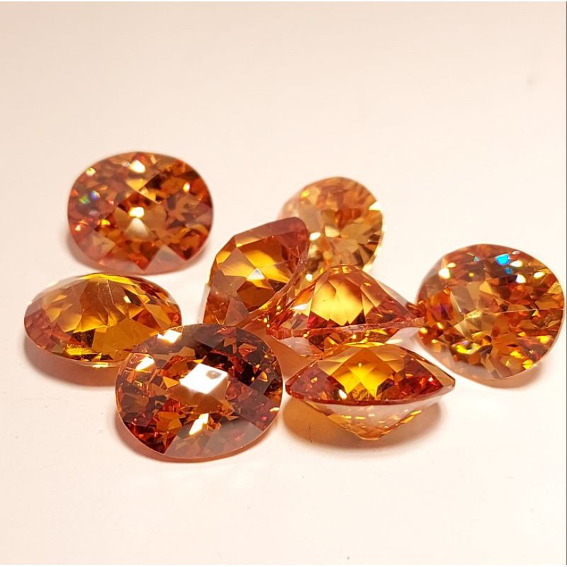 Citrine Top Luster Double Cutting