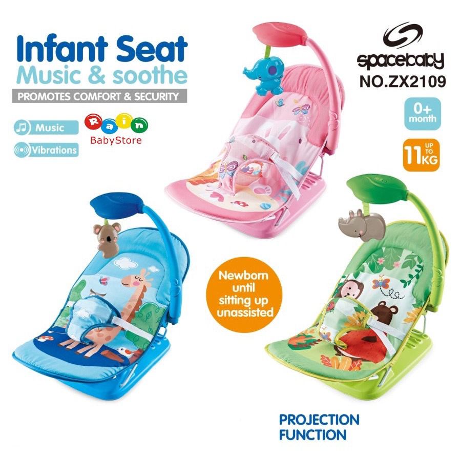 Bouncer Bayi Space Baby Infant Seat Free Travel Bag/Space Baby Aman Nyaman untuk Bayi