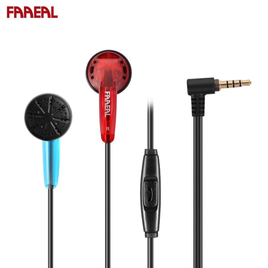 Faaeal Iris Ancestor Earbuds 32 Ohm In Ear Hifi Super Bass Kabel 3.5mm Untuk Xiaomi Smartphone Pc