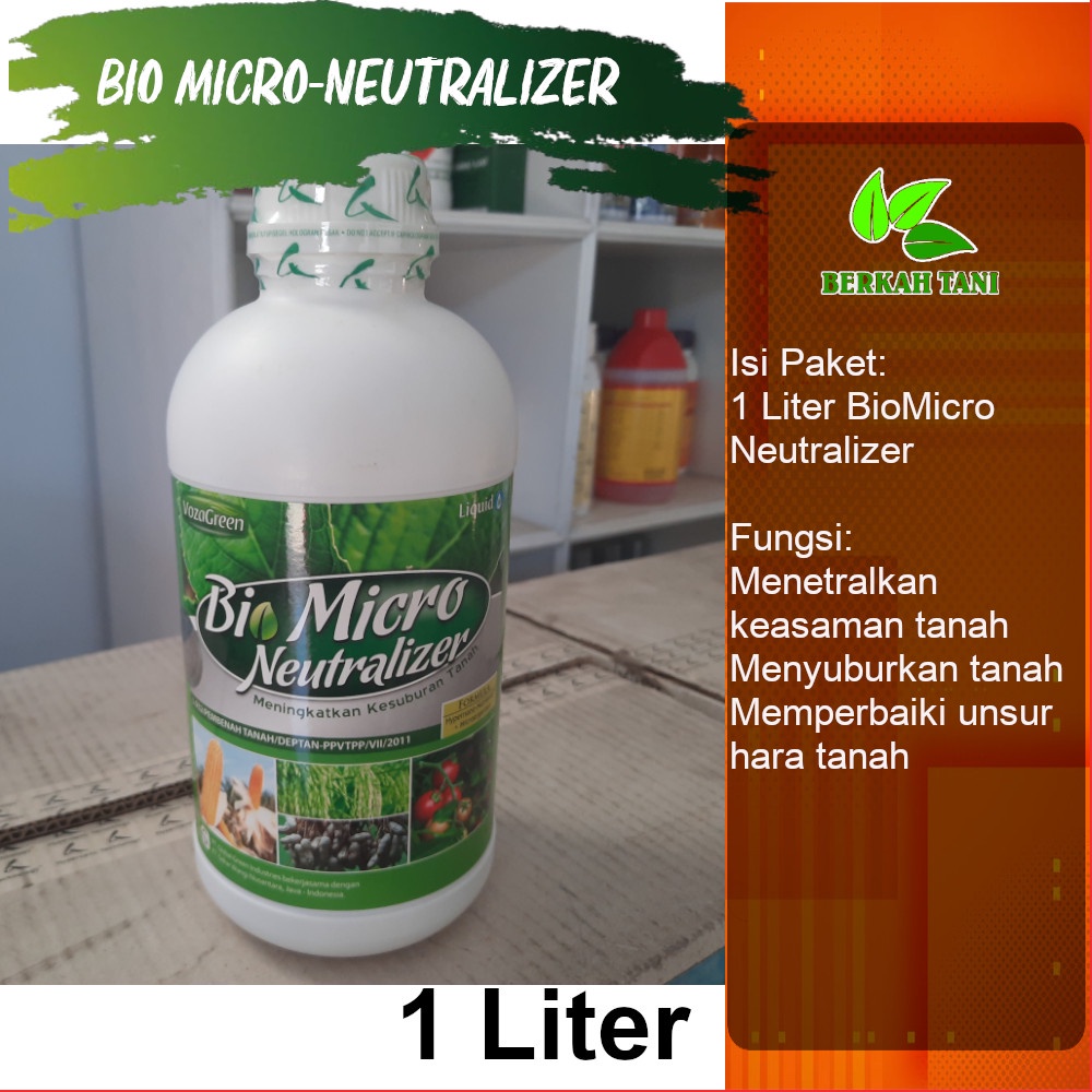 BioMikro Neutralizer 1 Liter Penetral Unsur Hara Tanah