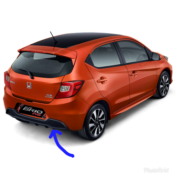 DIFFUSER BUMPER ALL NEW BRIO SPOILER BELAKANG BRIO RS 2019