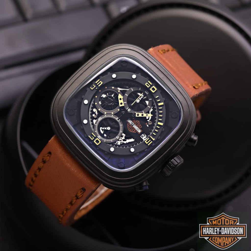 Jam Tangan fashion Pria Harley Davidson