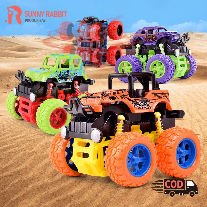 Mainan anak mobil mobilan / Mainan Mobil Anak Monster Zap Jip Off Road 4 Drive Inertial Bigfoot (B203)