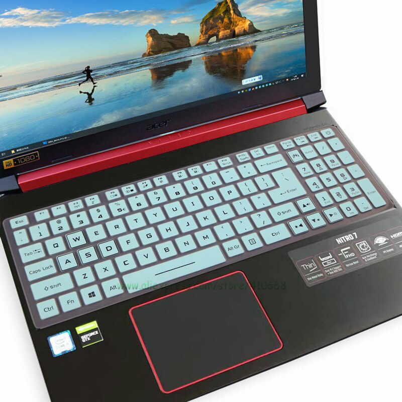 For Acer Predator Helios 300 2019 2020 PH317-53 Nitro 7 AN715-51 Acer Nitro 5 AN517-51 Silicone Laptop Keyboard Cover Protector