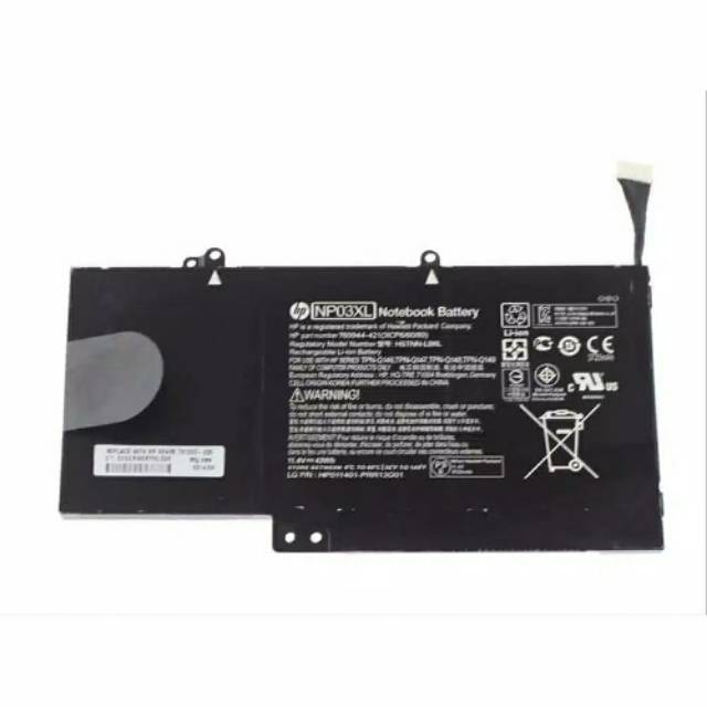 Original Baterai Hp Pavilion X360 13-A010DX Np03xl Hstnn-lb6l  TPN-Q146, TPN-Q147, TPN-Q148 TPN-Q149