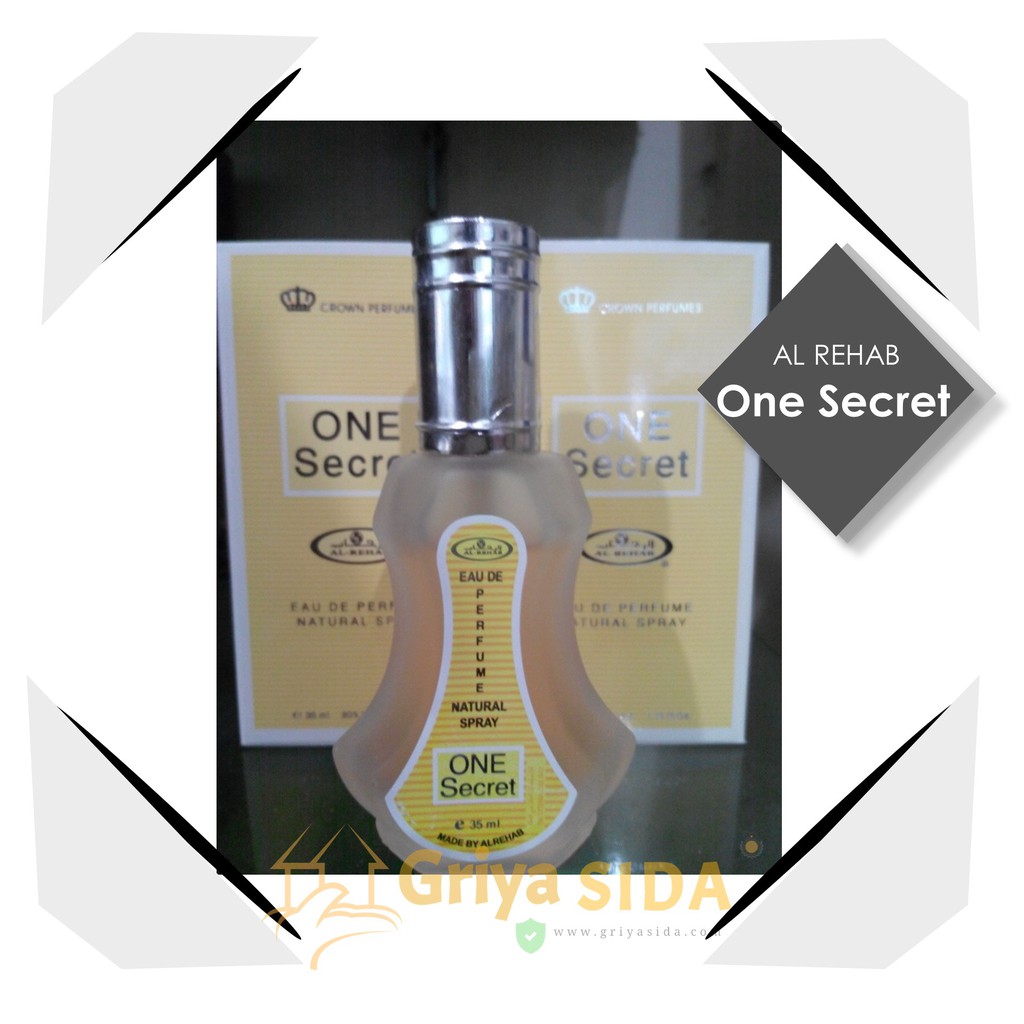 Parfum al rehab one secret 35ml original minyak wangi alrehab spray PROMO!