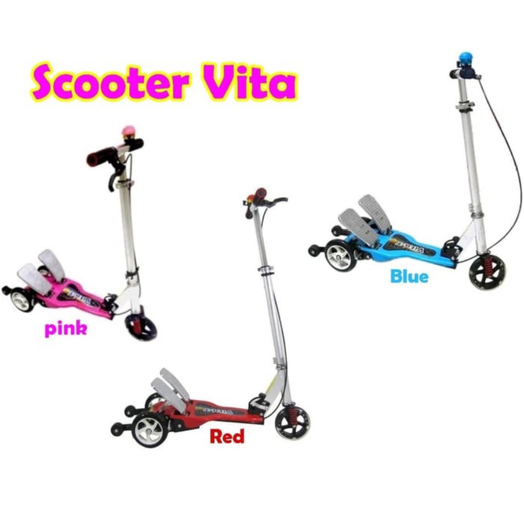 SCOOTER GENJOT ALOY PEDAL BESI VITA-T