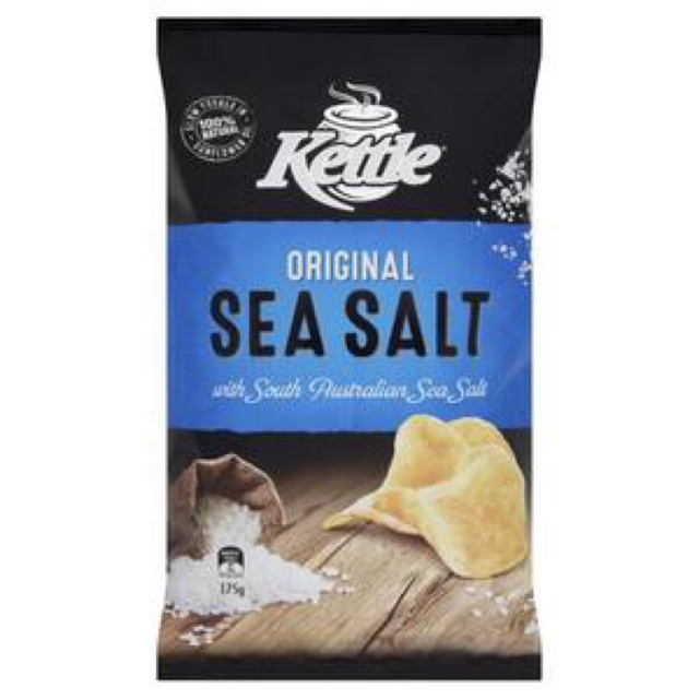 

Kettle Original Seasalt, Kettle Seasalt & Vinegar 175g