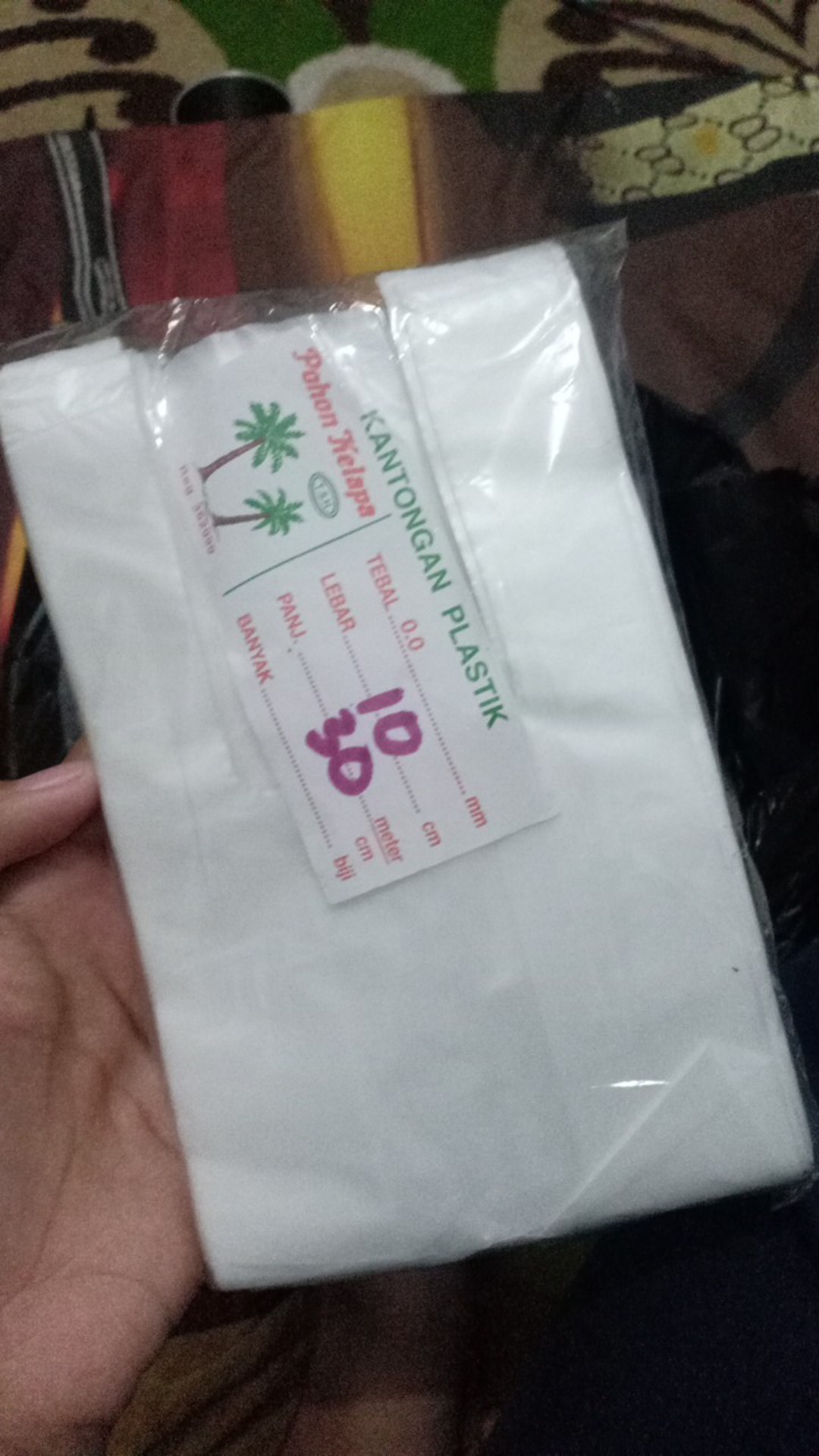 Kemasan Minuman Kantongan Hd 10x30 Cm Kantongan Kresek Kopi Teh Kekinian