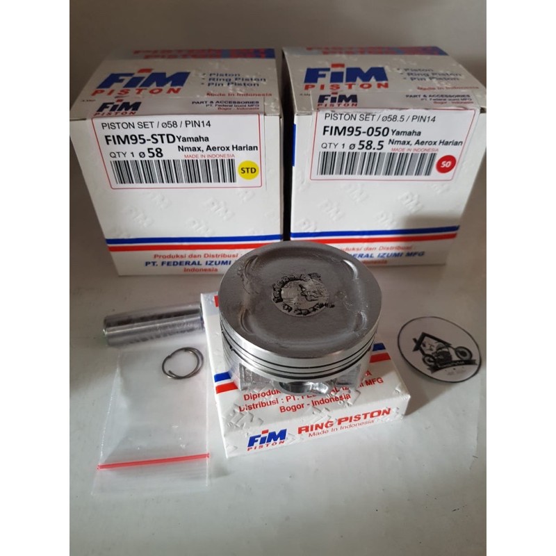 Piston Kit FIM NMAX N MAX AEROX 155 HARIAN FIM95 FIM 95 PIN 14