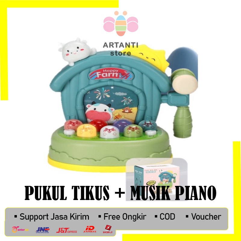 Mainan Pukul Tikus Dengan Musik Mainan Pukul-pukulan Murah