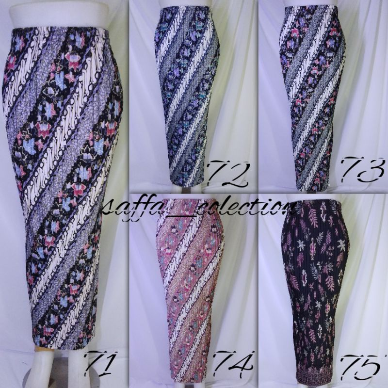 rok prisket batik/stelan kebaya/rok batik prada/rok batik