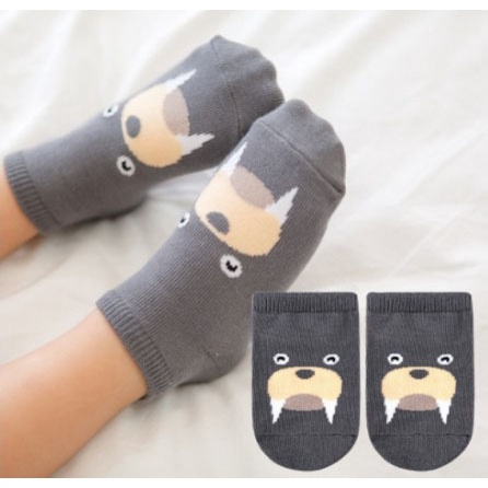 Kaos kaki anak bayi/kaus kaki bayi anti slip hewan lucu