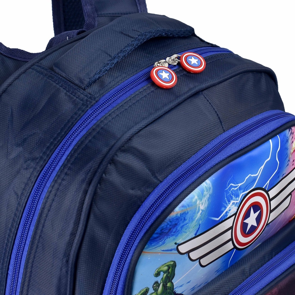 Tas Anak Cartoon 3050 Tas Sekolah Ransel Motif Captain America,Frozen,Spiderman Dan Unicorn