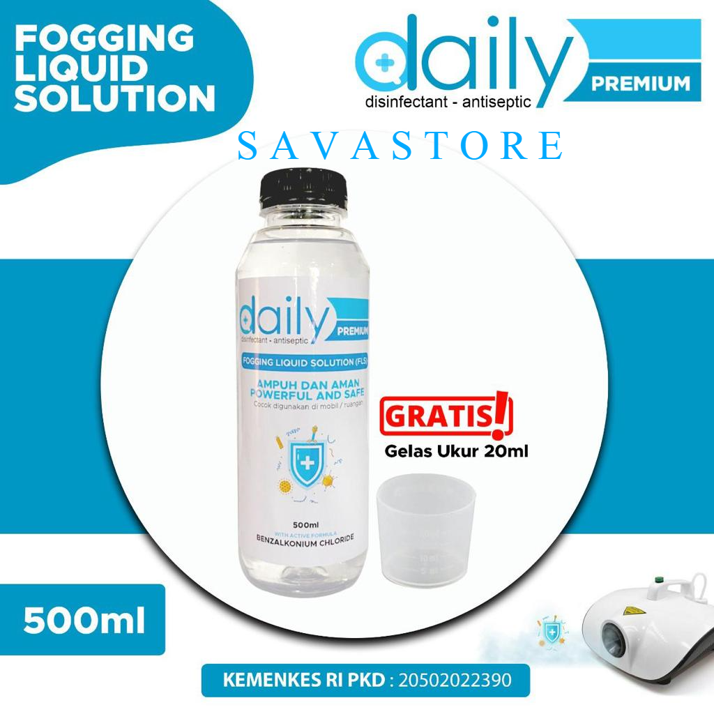 DESINFEKTAN FOGGING DAILY LIQUID SOLUTIONS (FLS) 100ML KHUSUS MESIN FOGGING - TERLARIS